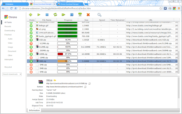 Chrono Download Manager