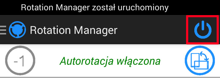 Rotation Manager - aktywowanie narzędzia