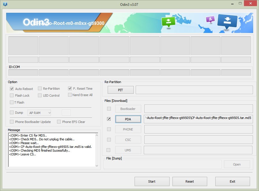 Odin - program do flashowania paczek na Samsunga