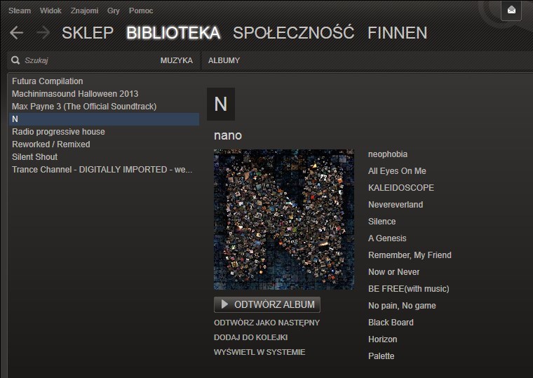 Steam - katalog muzyczny