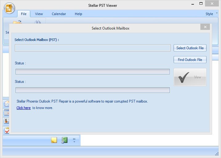 Otwieranie pliku PST w Stellar PST Viewer