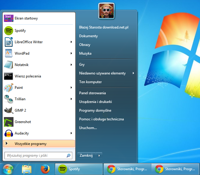 Classic Shell - menu Start w Windows 8.1