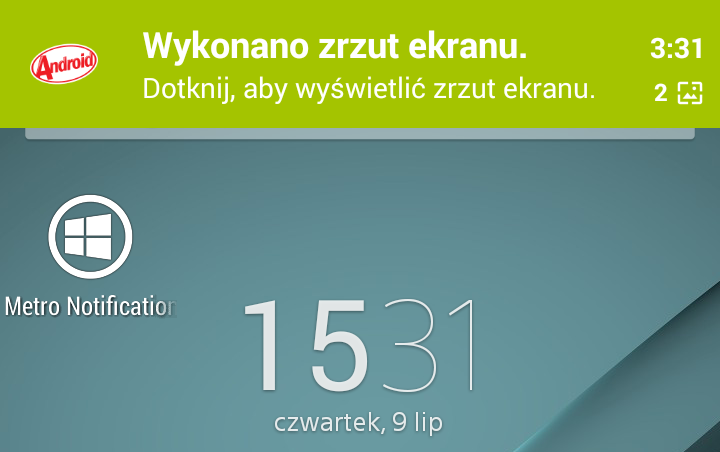 Powiadomienia w stylu Windows Phone w Androidzie