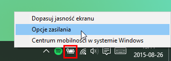 Opcje zasilania w Windows 10