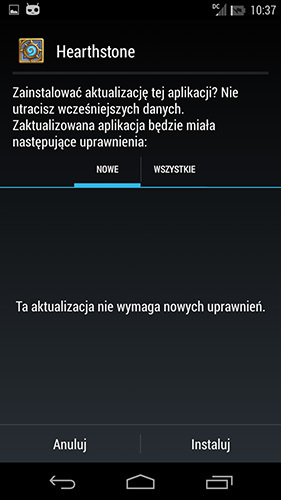 Instalacja Hearthstone z pliku APK na Androidzie