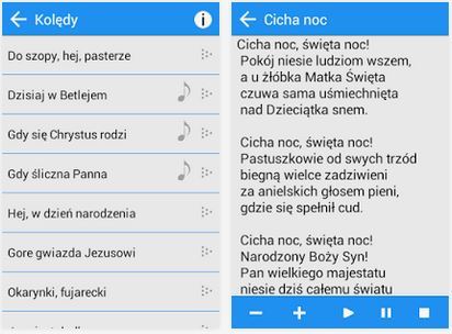 Śpiewnik kolęd na Androida