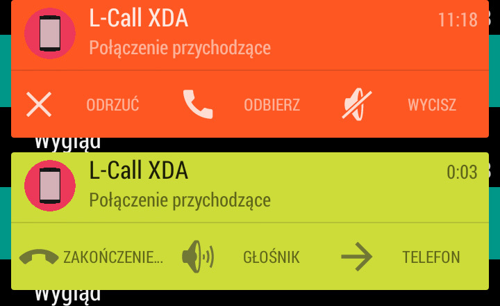 L-Call - podgląd bannera