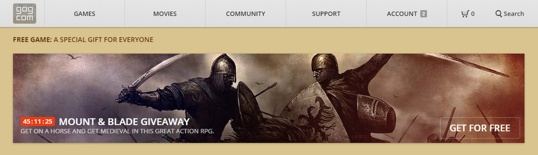 Mount & Blade za darmo!