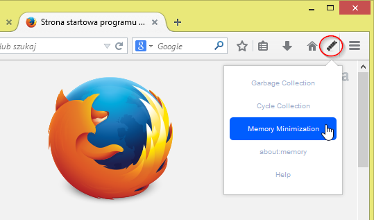 Free Memory dla Firefoksa w Windowsie