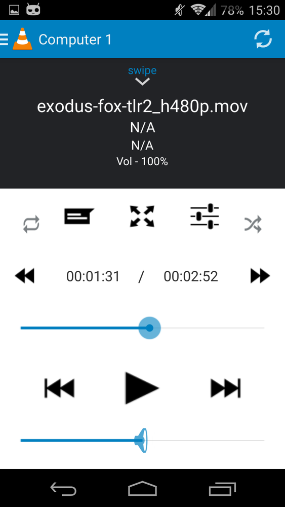 VLC Remote - obsługa VLC przez Androida