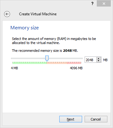 Przydzielanie pamięci RAM dla maszyny wirtualnej