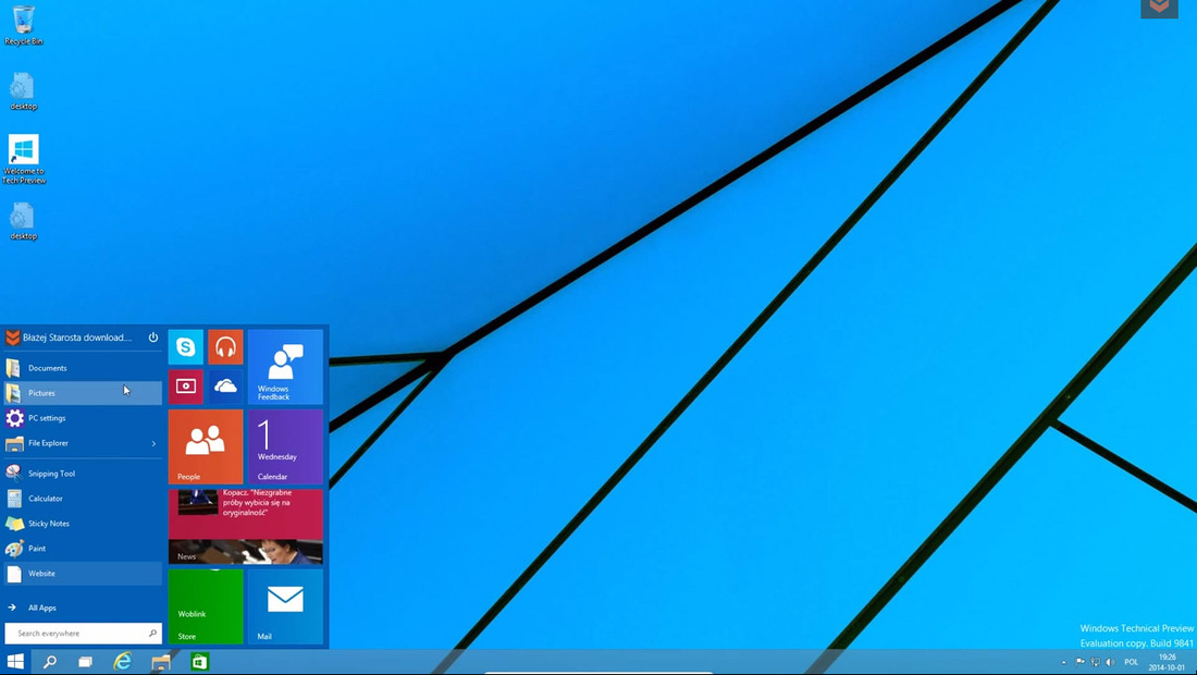 Windows 10 na pełnym ekranie w VirtualBox