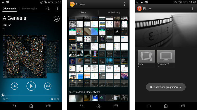 Walkman, Album i Filmy - aplikacje od Sony na każdym Androidzie
