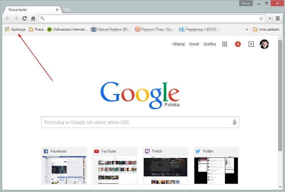 Aplikacje w Chrome