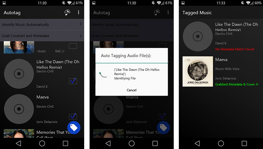 Automatyczne tagowanie utworów w Music Tagger