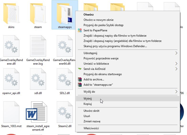 Steamapps - kopiowanie folderu z grami
