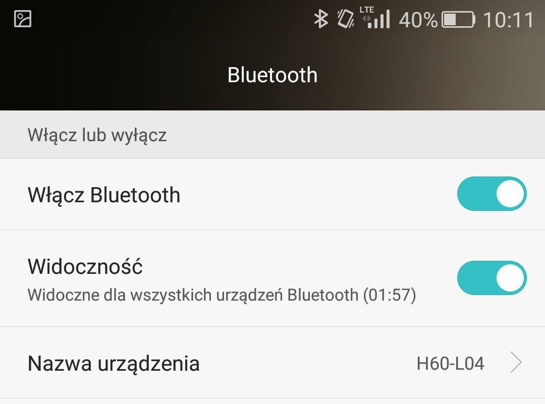 Bluetooth - parowanie w Androidzie