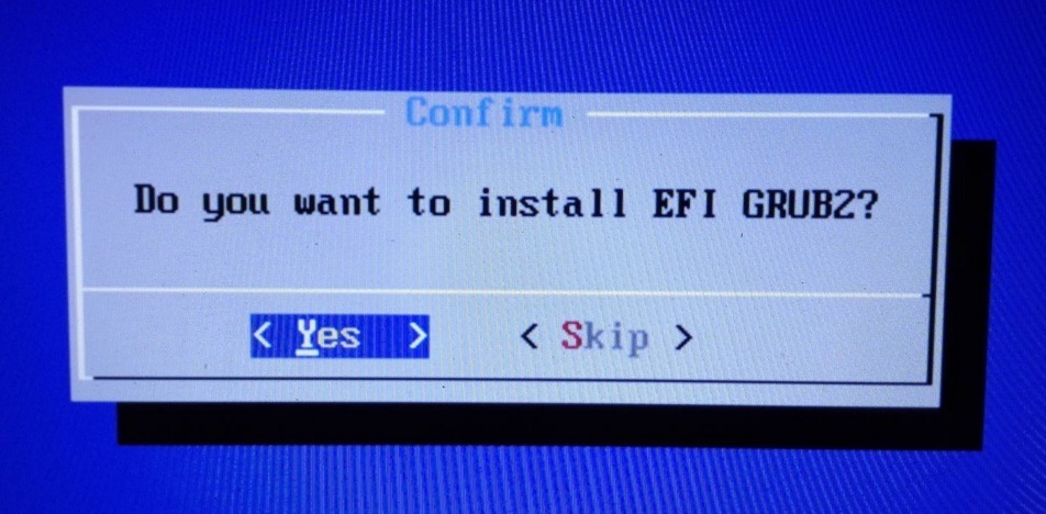 Instalacja EFI GRUB
