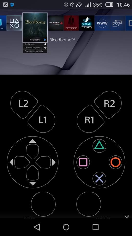 PS4 na Androidzie