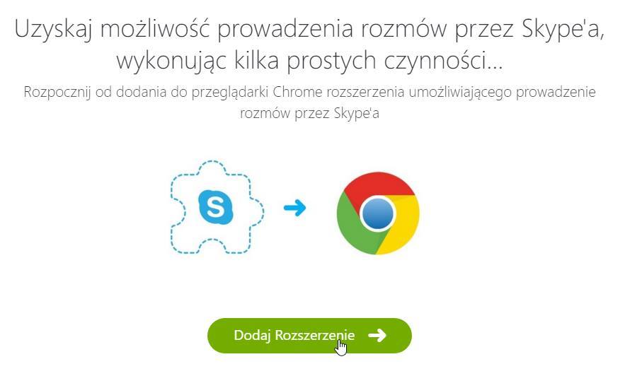 Skype - instalacja dodatku do rozmów głosowych