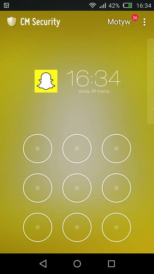 Snapchat - blokada dostępu przez AppLock