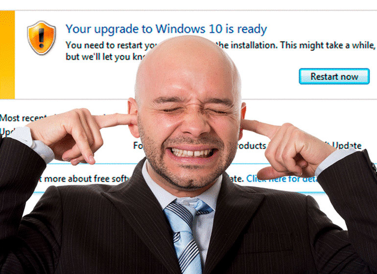 Windows 10 jest zalecaną aktualizacją