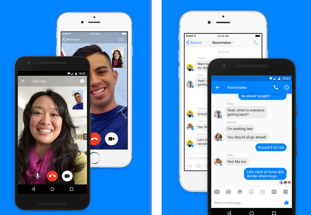 Facebook Messenger - rozmowy wideo