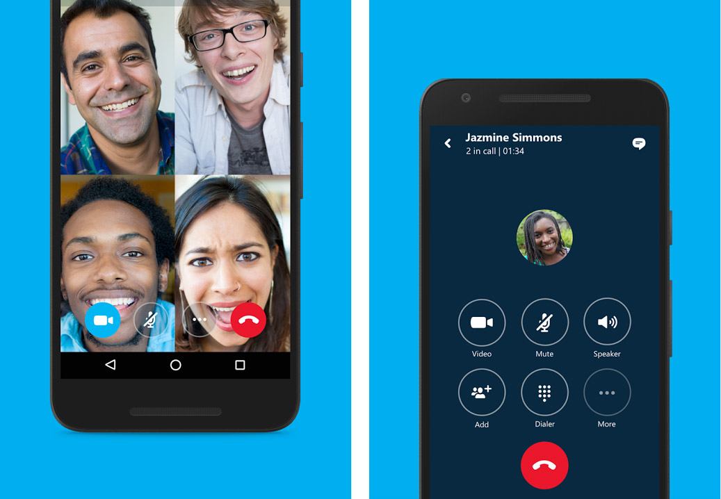 Skype - rozmowy wideo w Androidzie
