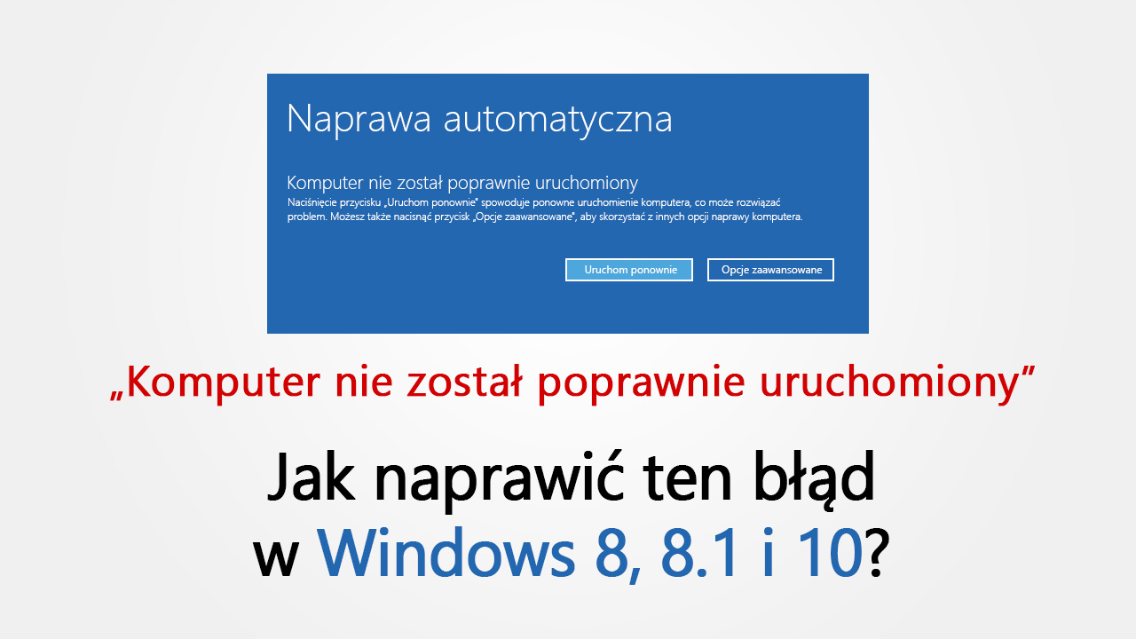 Jak naprawić problem 