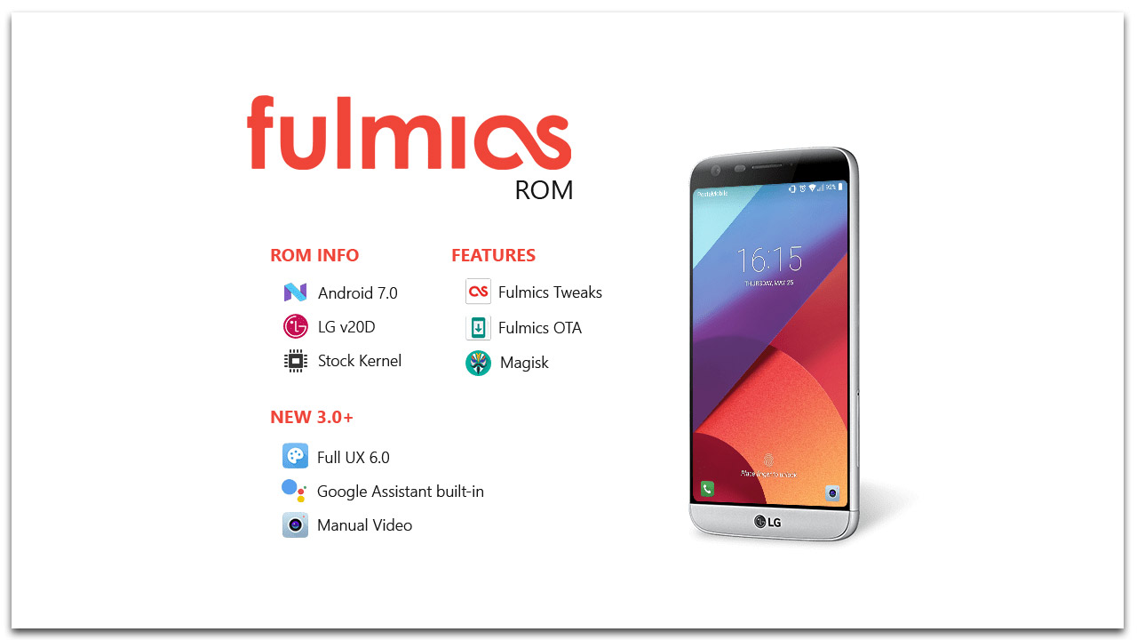 Fulmics ROM 3.0 dla LG G5 - interfejs z LG G6