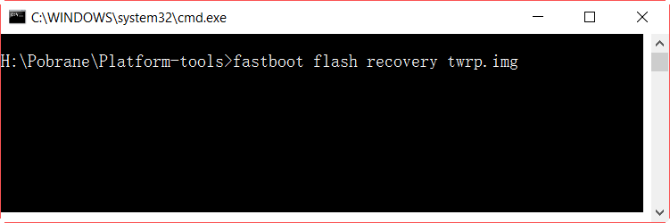 Zainstaluj TWRP przez fastboot