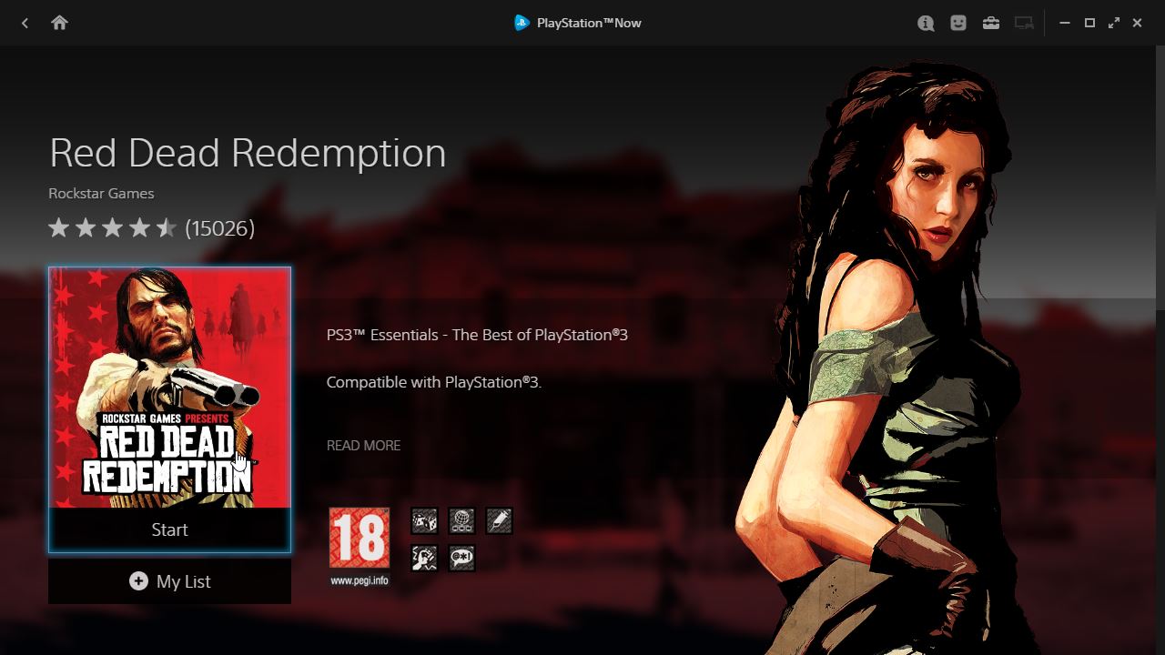 Playstation Now - uruchamianie Red Dead Redemption na PC