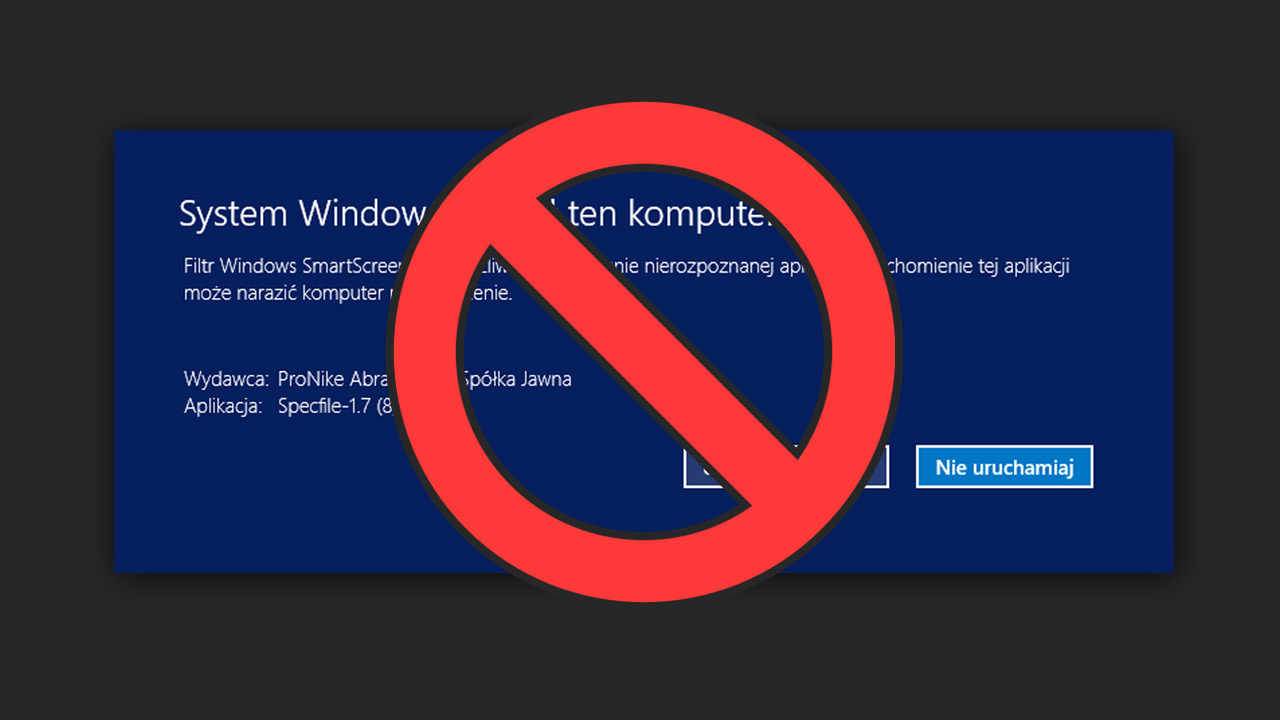 Wyłączanie filtru SmartScreen w Windows 10
