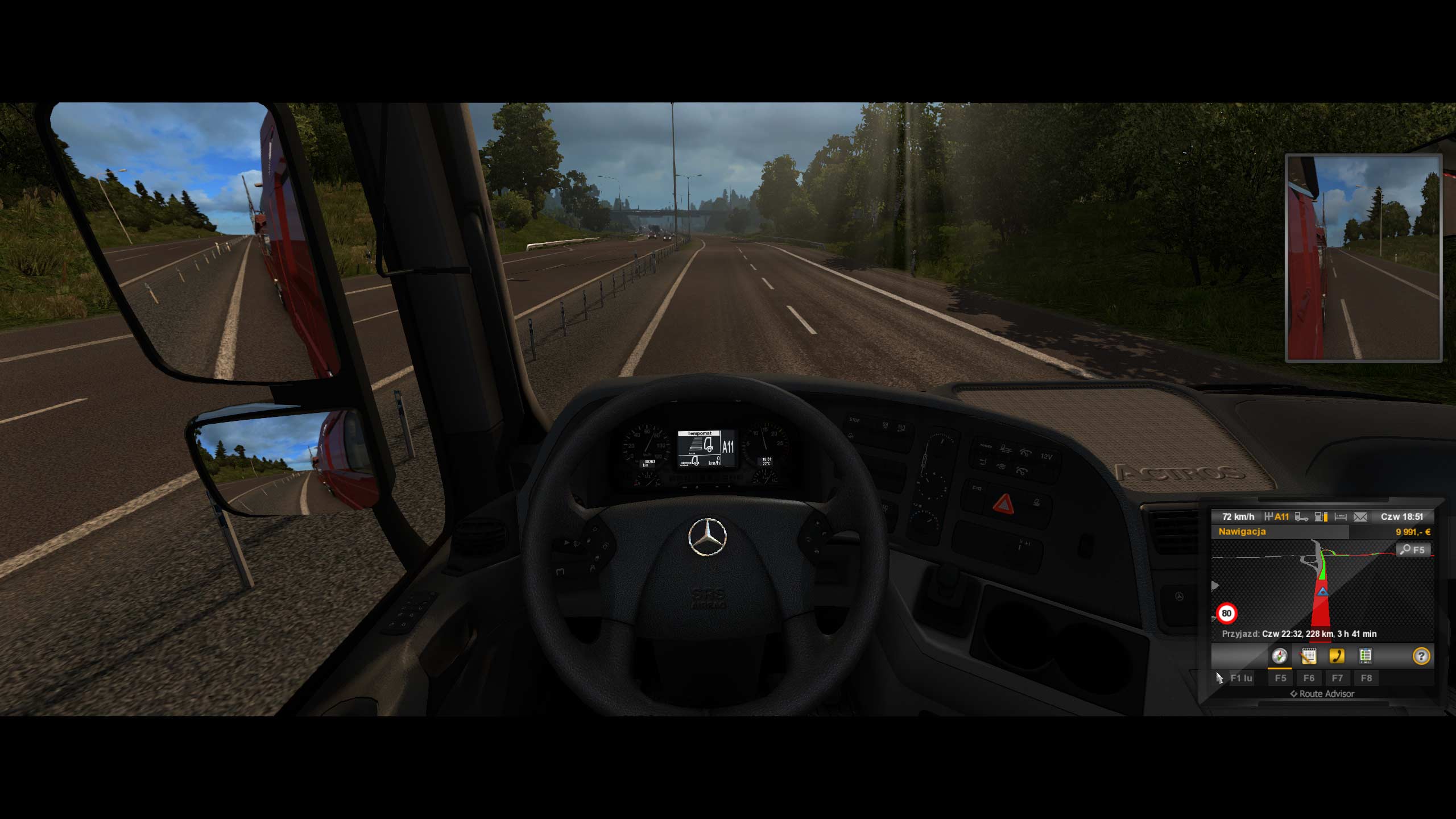 Euro Truck Simulator 2 - rozdzielczość 2560x1080