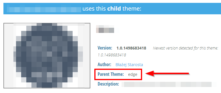 Sprawdź nazwę motywu przez stronę WP Theme Detector
