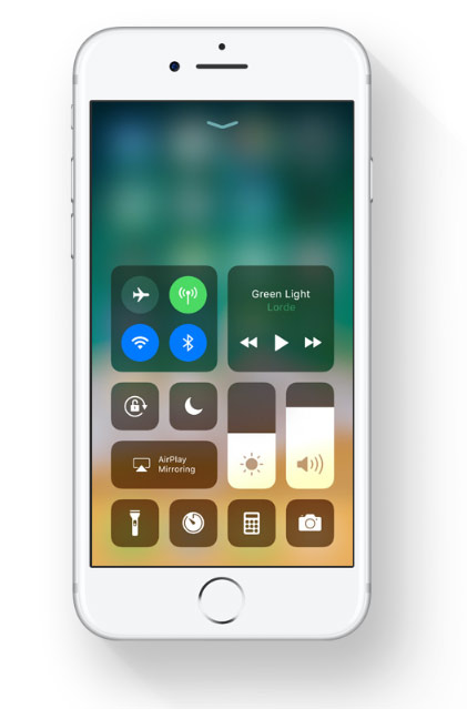 Centrum sterowania w iOS 11