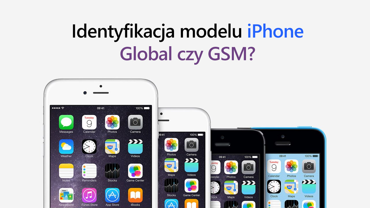 Identyfikacja iPhone - Global czy GSM?