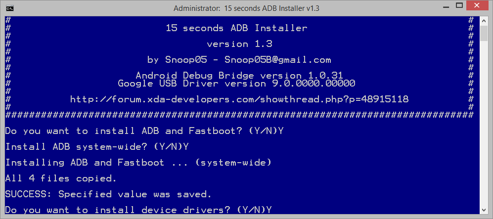 15 Seconds ADB Installer