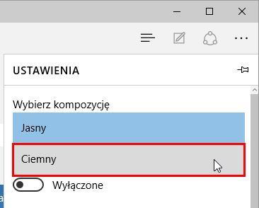 Edge - zmiana kompozycji