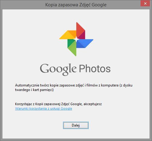 Kopia zapasowa zdjęć Google