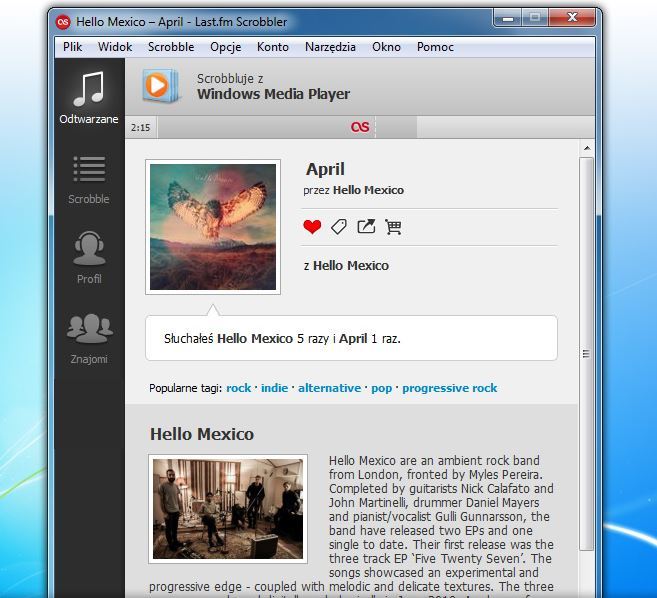 Last.fm - Windows