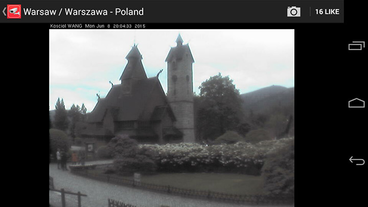 Kamera na kościół Wang