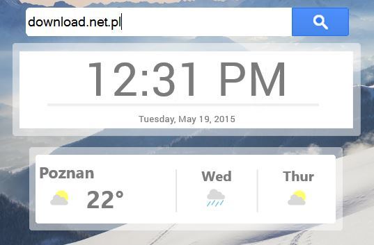 Jak dodać wyszukiwarkę Google i pogodę Google Now na Pulpit Windows
