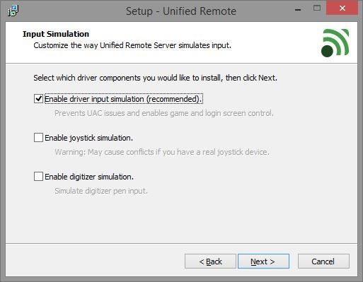 Unified Remote - instalacja