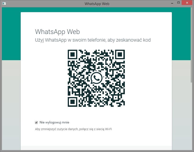 Whatsapp - kod QR