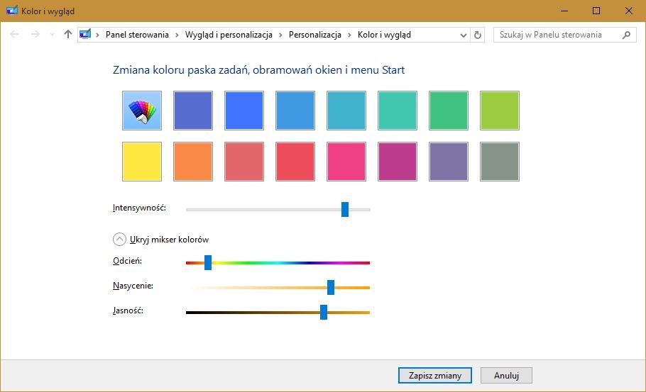 Jak zmienić kolor okien w Windowsie 10