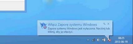 Przykładowe powiadomienie systemowe w Windowsie