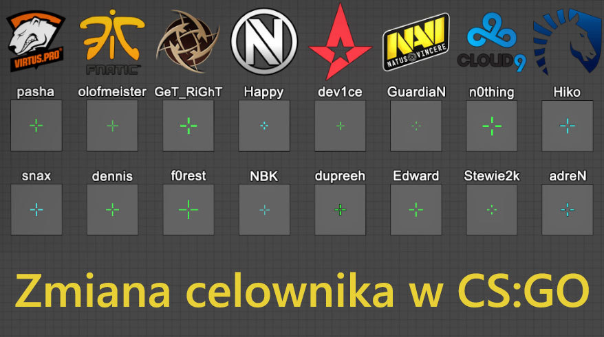 Zmiana celownika w CS:GO