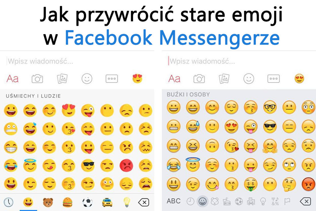 Jak przywrócić stare emoji na Facebooku