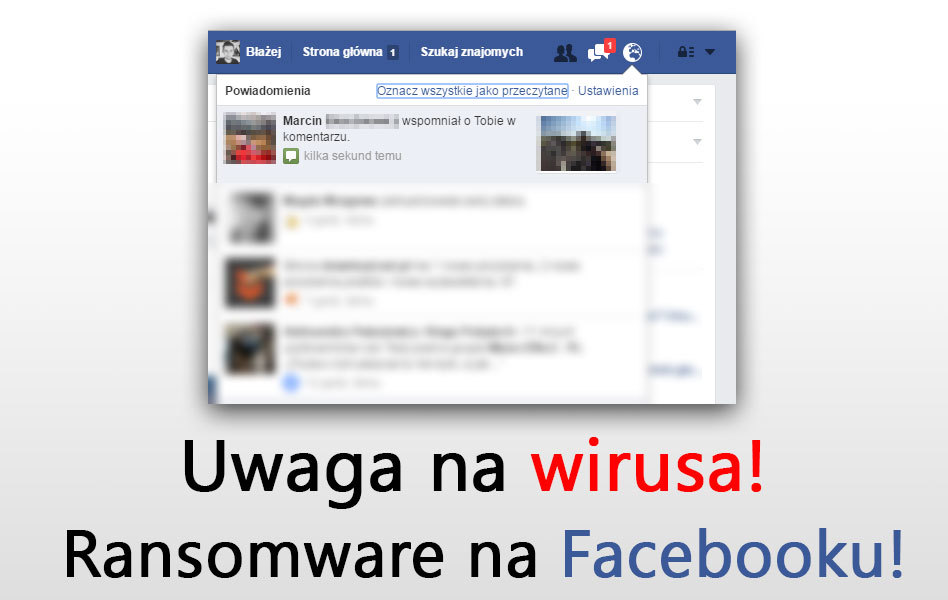 Ransomware na Facebooku - jak usunąć wirusa?